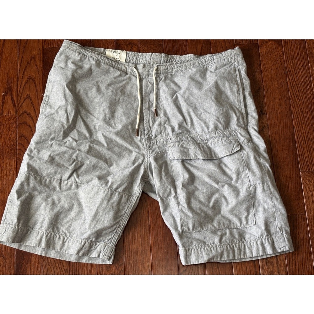 Billy Reid MSL-ALA Grey Board Shorts Mens Small 34 Cargo Made in USA